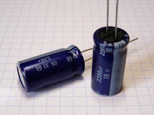 10x 2200uf 16v panasonic - 10x,